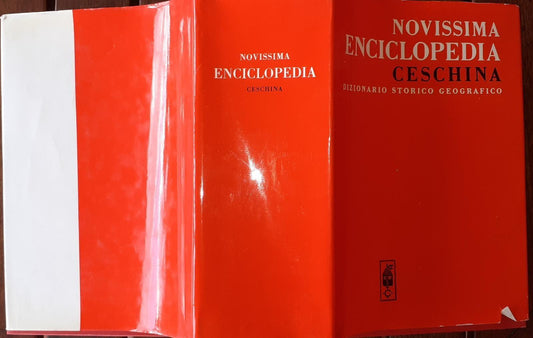 Novissima enciclopedia Ceschina Dizionario storico geografico - copertina