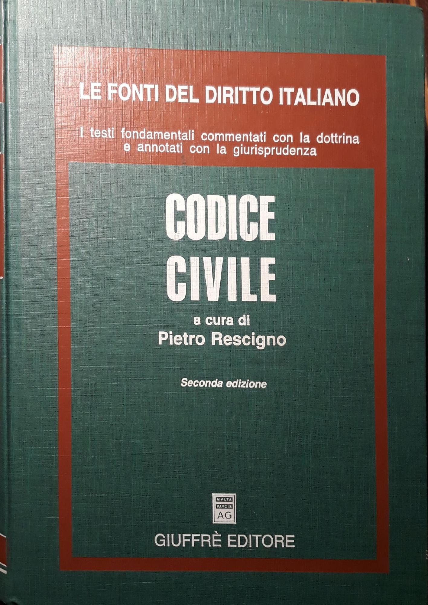 Codice Civile - copertina