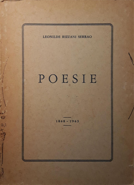 Poesie 1868-1965 - copertina