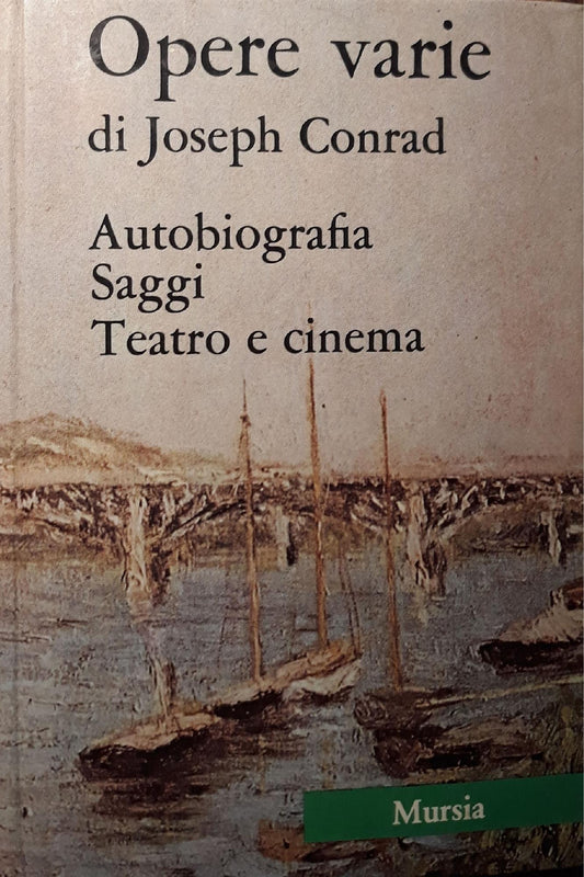 Autobiografia, saggi, teatro e cinema - copertina