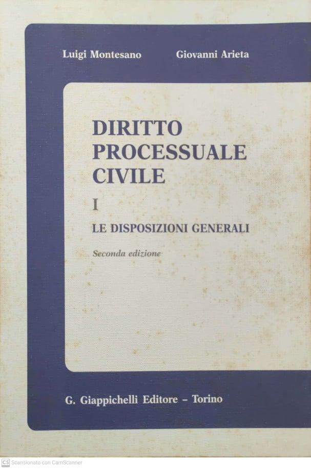 Diritto processuale civile. Le disposizioni generali (Vol. 1) - copertina