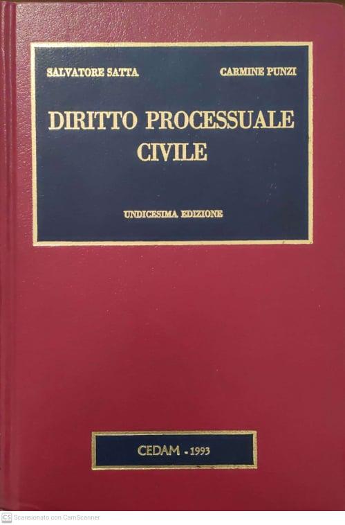 Diritto processuale civile - copertina