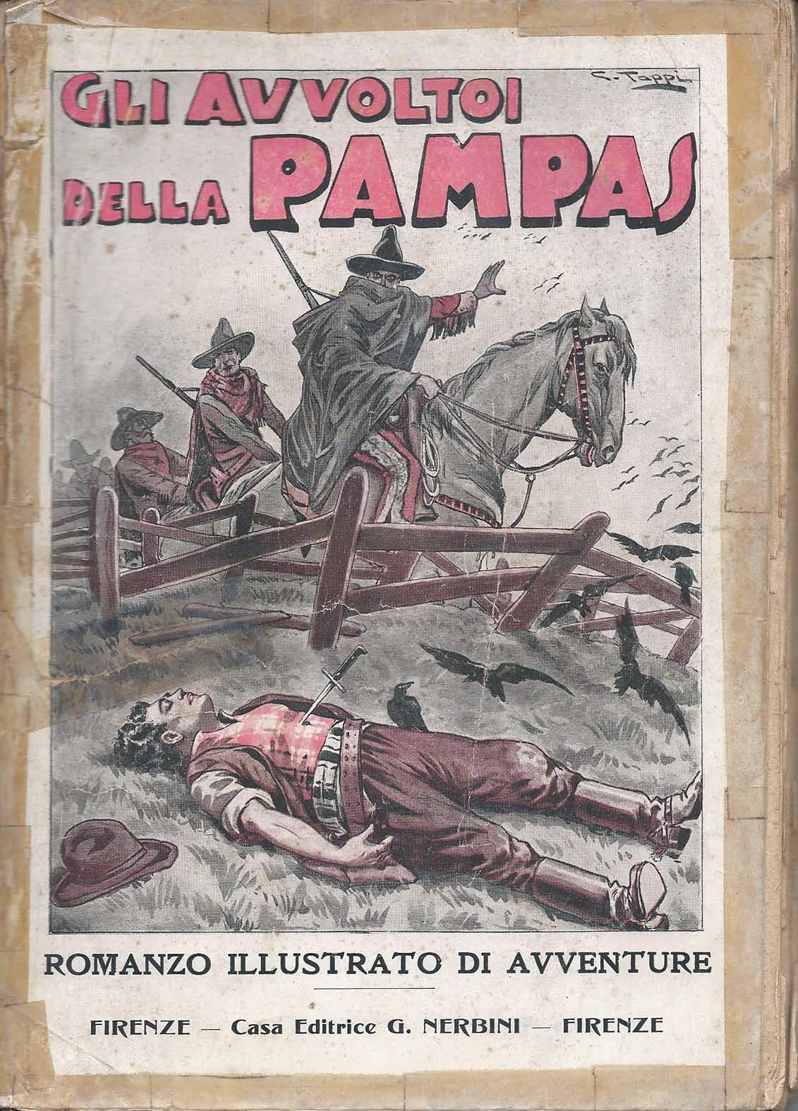 Gli avvoltoi della pampas. Romanzo illustrato di avventure - copertina