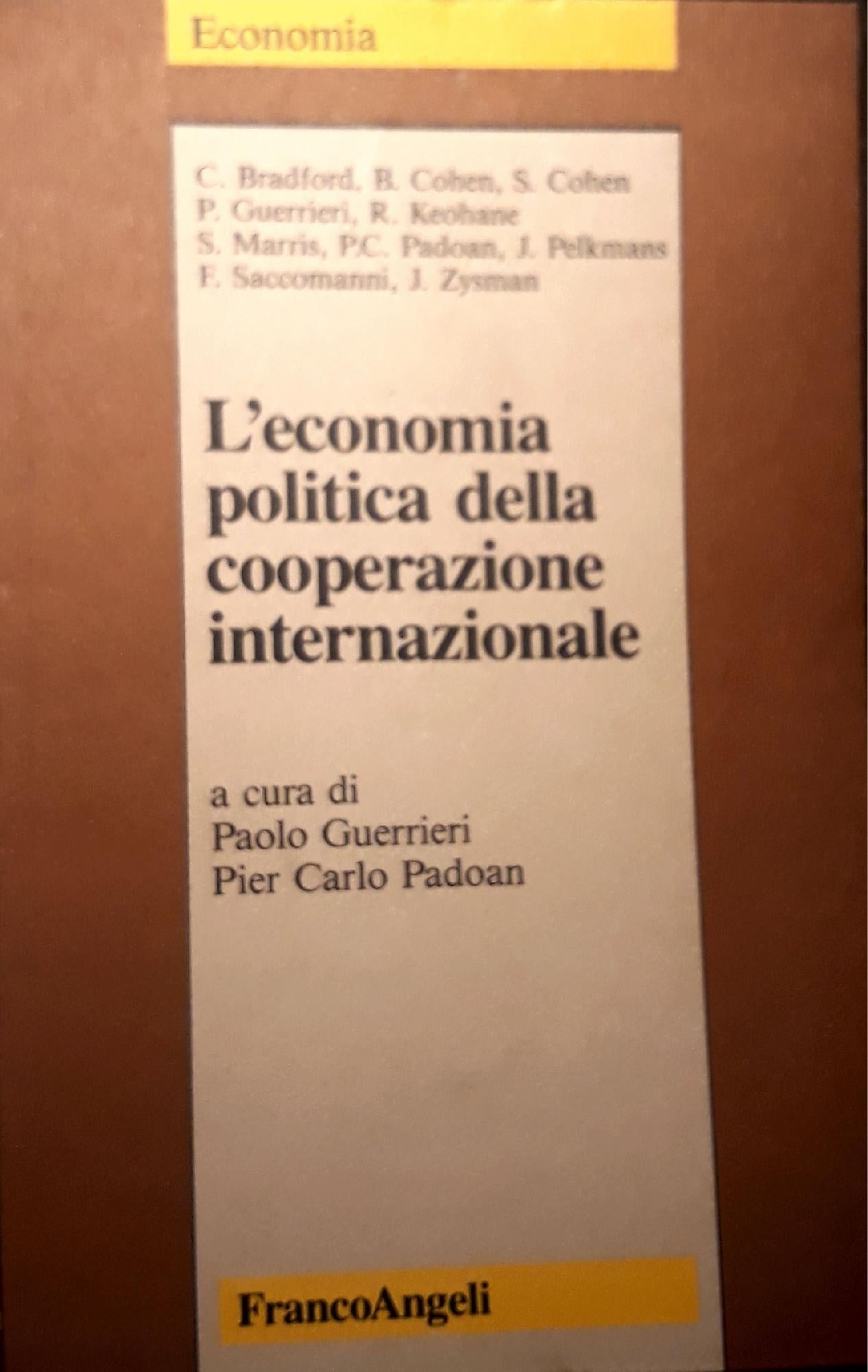L'economia politica della cooperazione internazionale - copertina