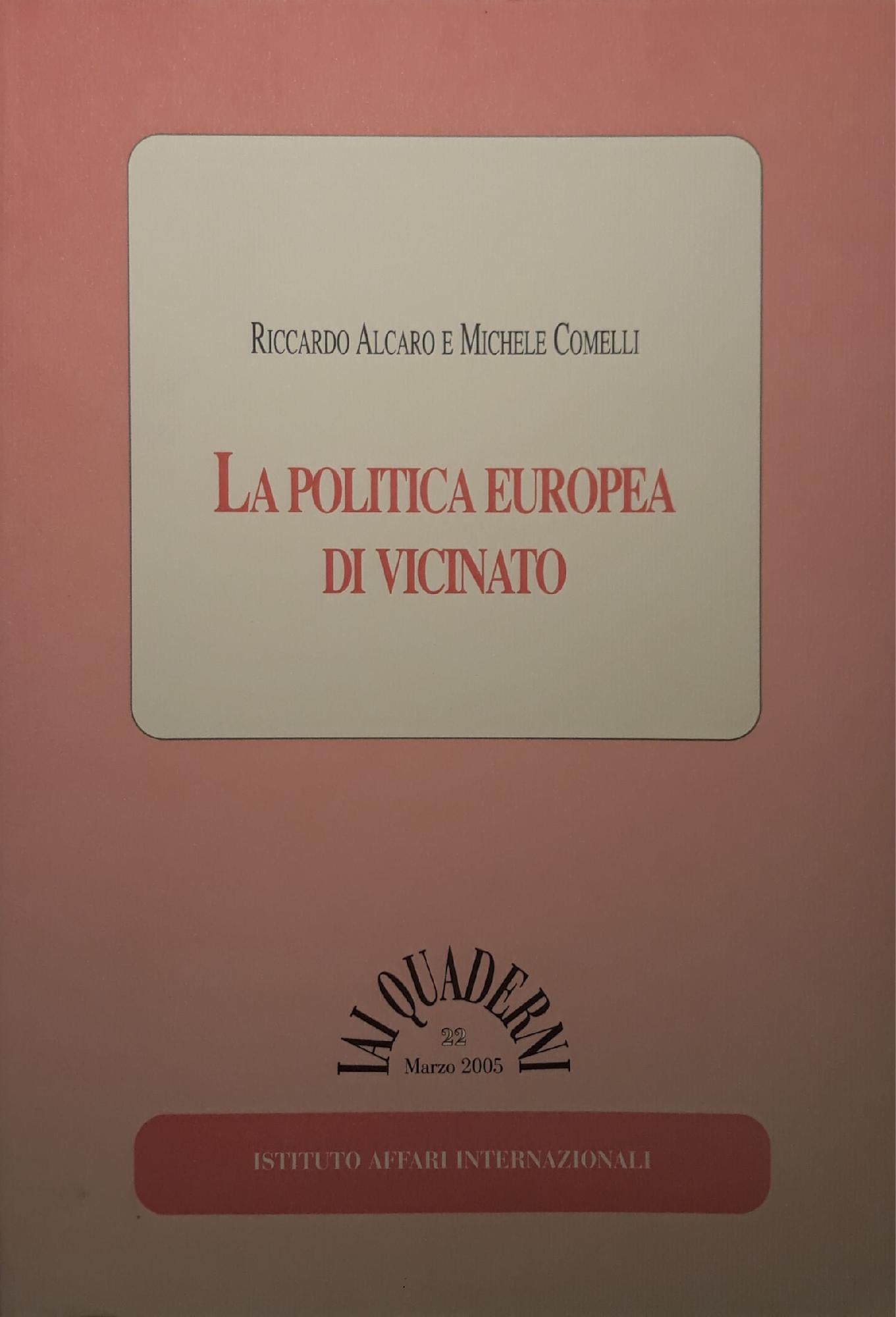 La politica europea di vicinato - copertina