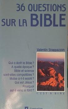 Broché - 36 questions sur la bible - copertina