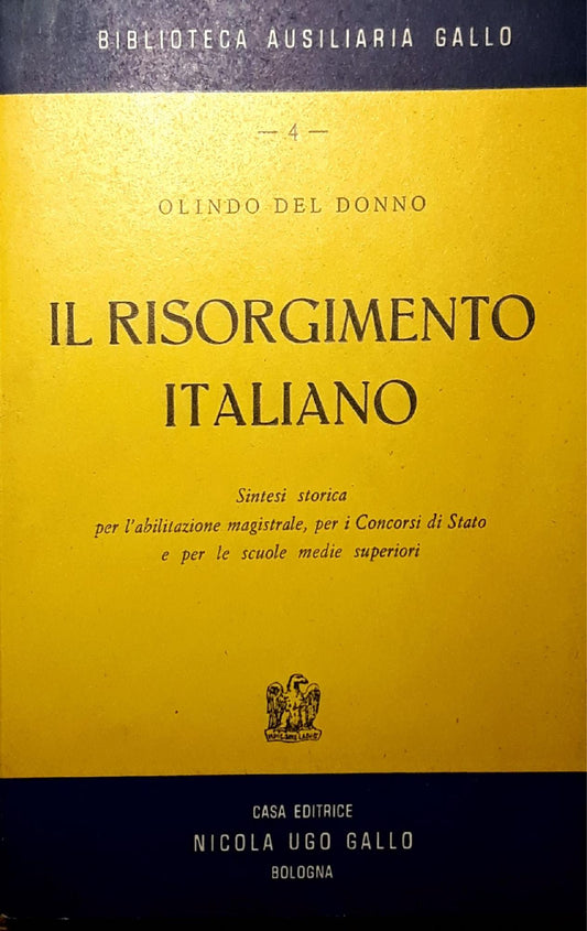 Il risorgimento italiano - copertina