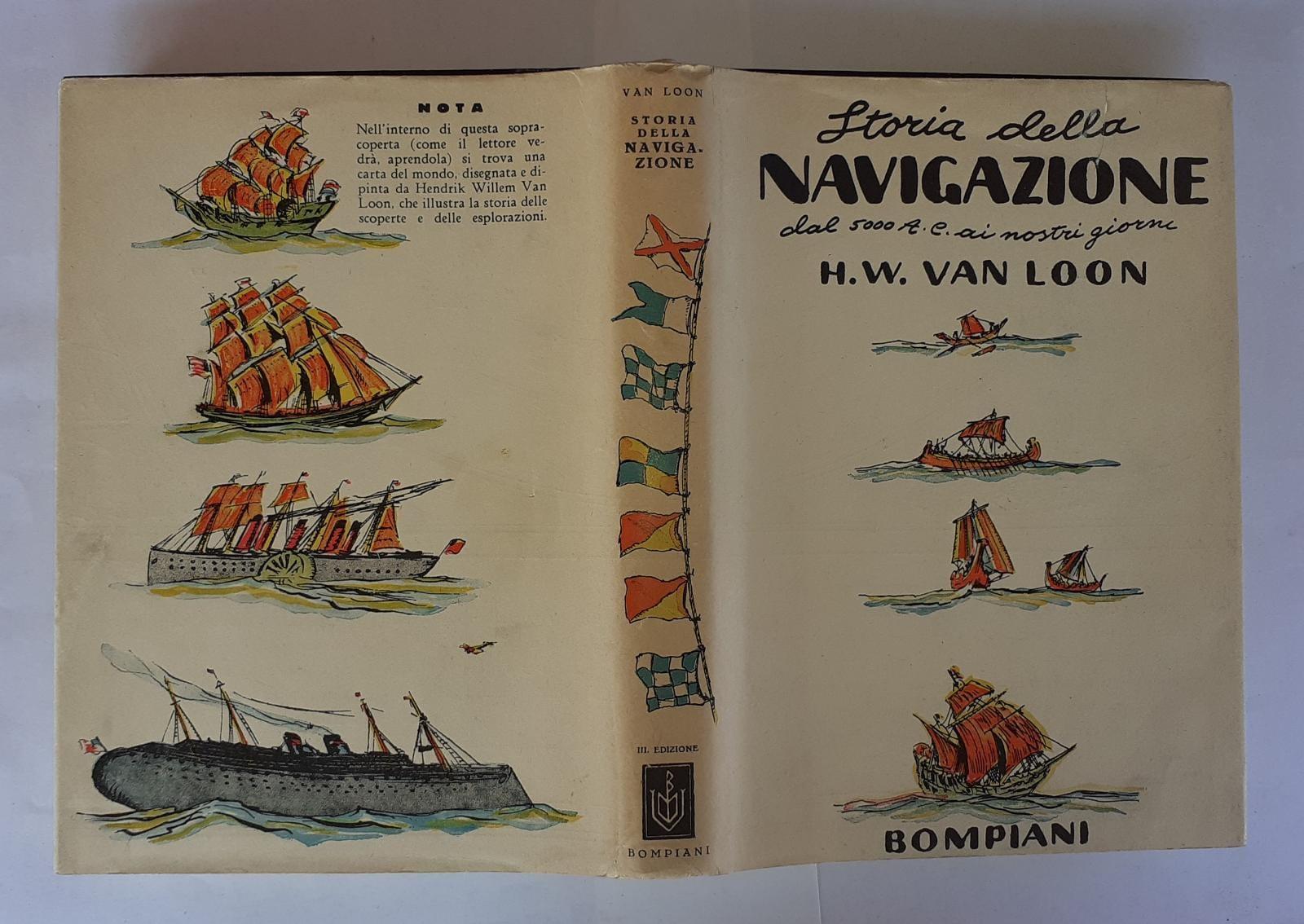 Storia della navigazione dal 5000 A.C. ai nostri giorni - copertina