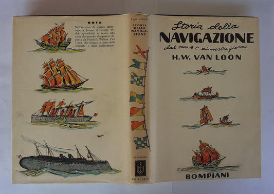 Storia della navigazione dal 5000 A.C. ai nostri giorni - copertina