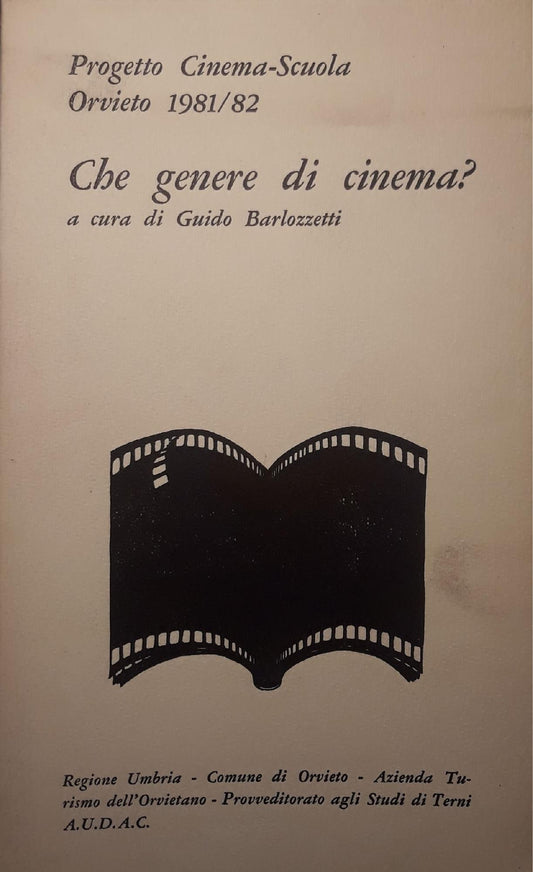 Che genere di cinema? progetto Cinema-Scuola  Orvieto 1981-82 - copertina