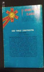 Cosi parlò Zarathustra - copertina