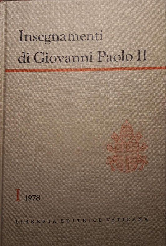 Insegnamenti di Giovanni Paolo II (I 1978) - copertina