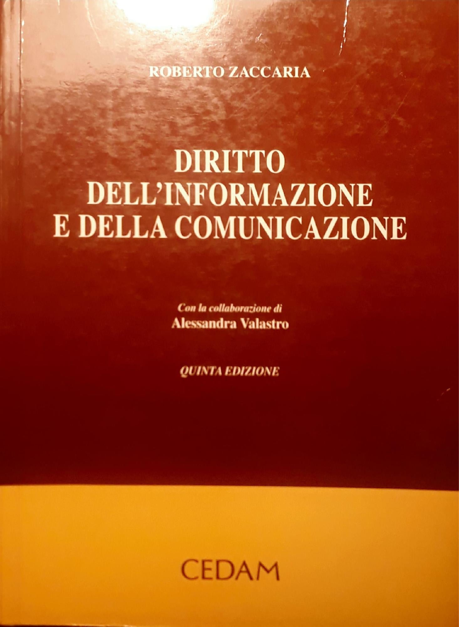 Diritto dell'informazione e della comunicazione - copertina