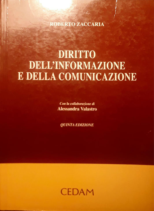 Diritto dell'informazione e della comunicazione - copertina