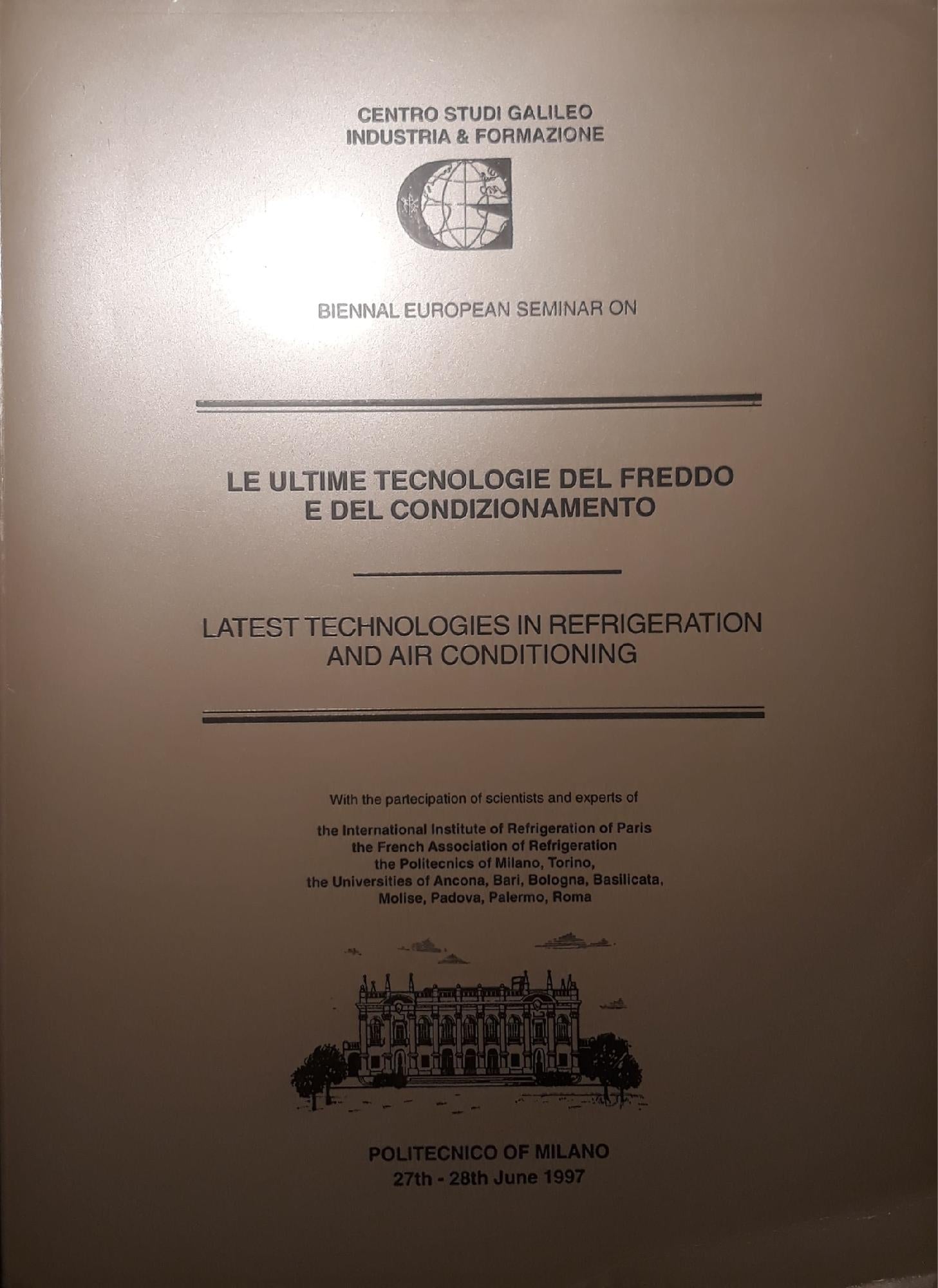 Le ultime tecnologie del freddo e del condizionamento - copertina