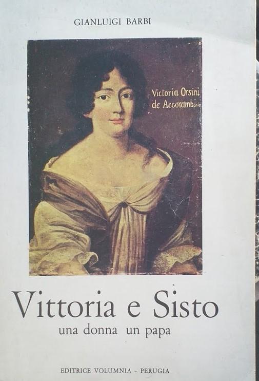 Vittoria e Sisto, una donna e un papa - copertina