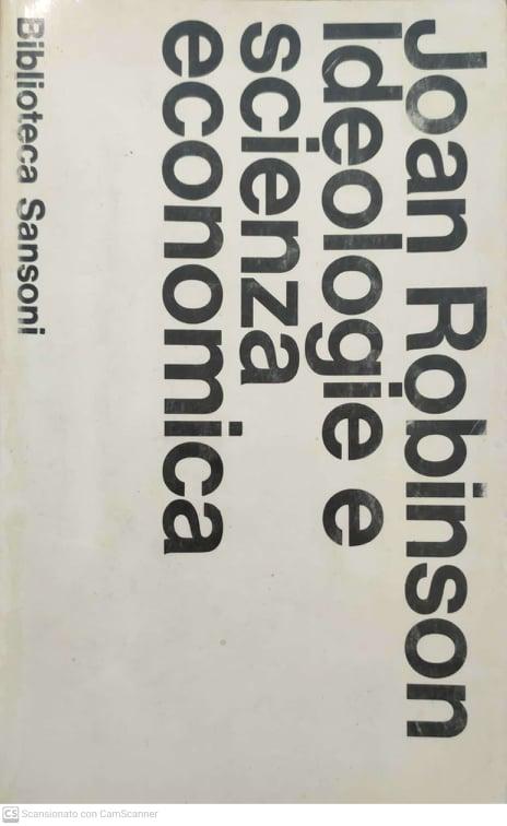 Ideologie e scienza economica - copertina