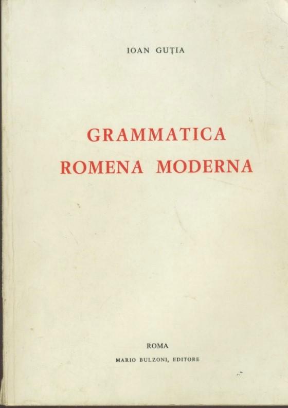Grammatica romena moderna - copertina