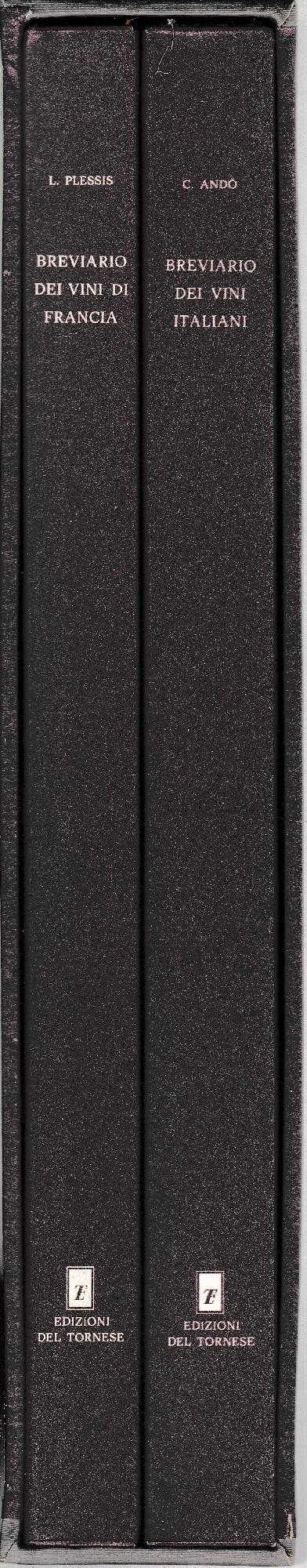 Breviario dei vini italiani. Prefazione di Alberto Consiglio - Breviario dei vini di Francia - copertina