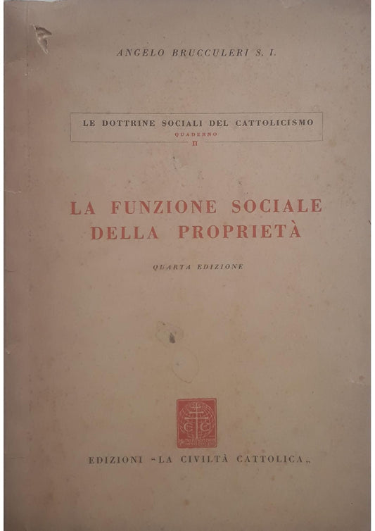 La funzione sociale della proprietà - copertina