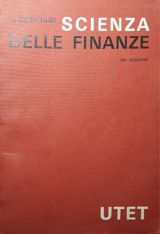 Scienza delle finanze - copertina
