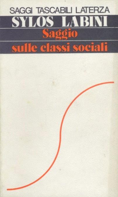 Saggio sulle classi sociali - copertina