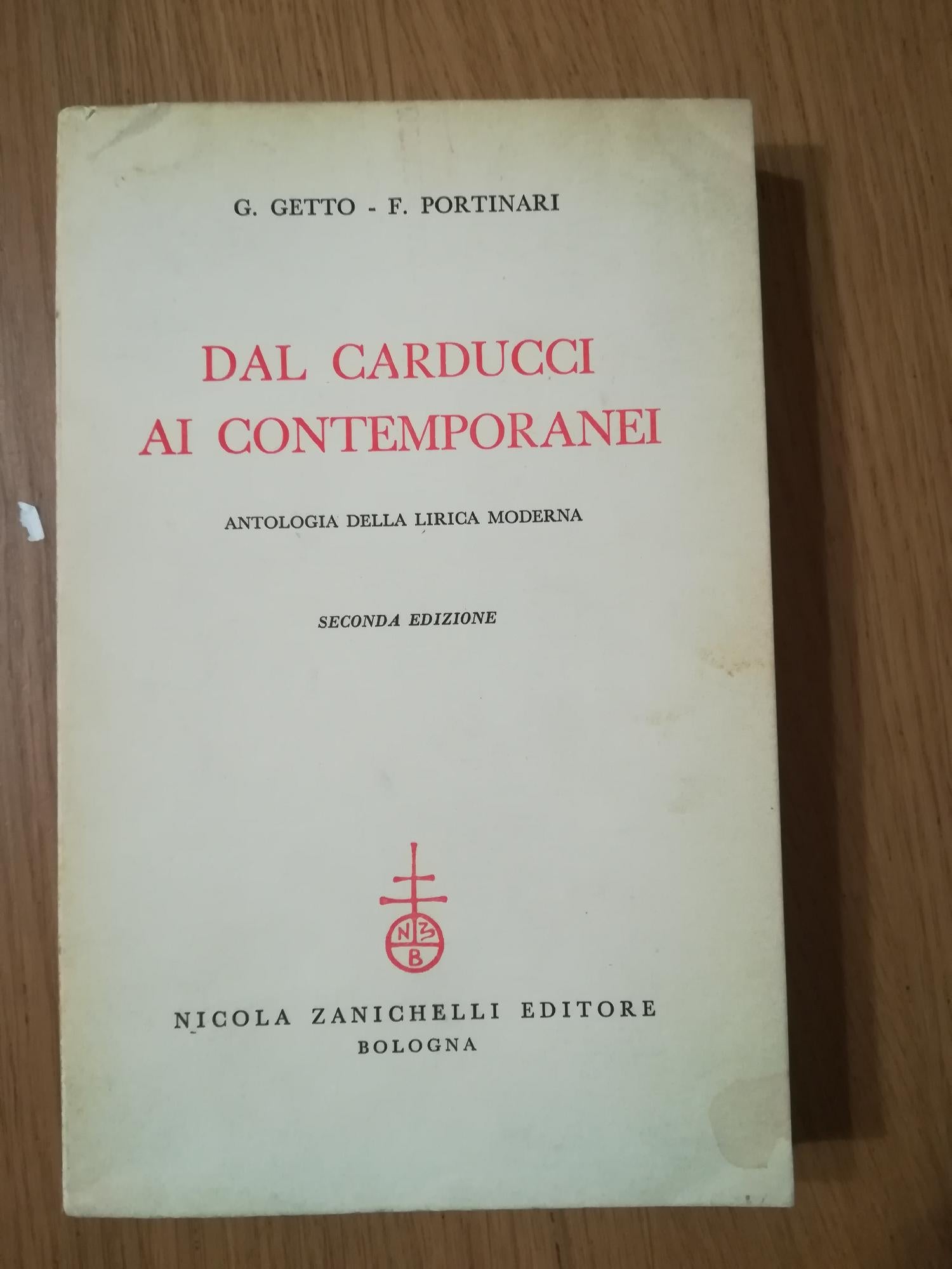 Dal Carducci ai contemporanei - copertina