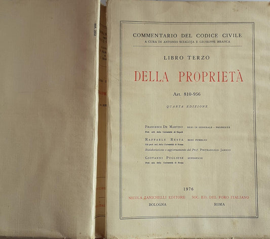Della proprieta' Libro III, 4 edizione - copertina