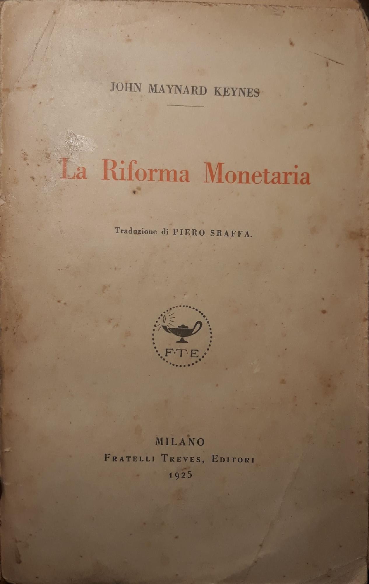 La riforma monetaria - copertina
