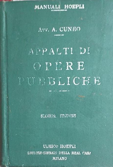 Appalti di Opere Pubbliche - copertina