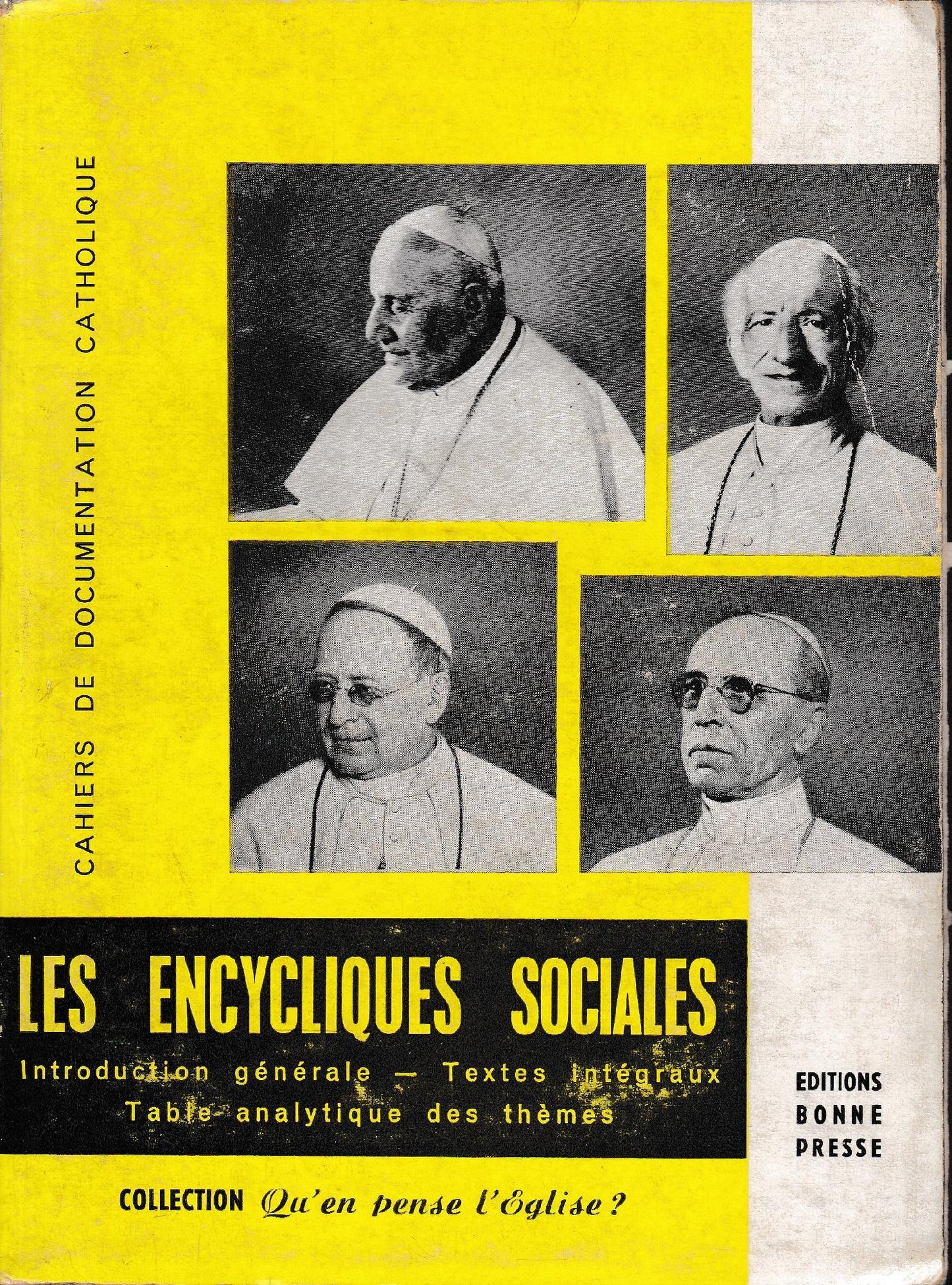 Les encyclique sociales - copertina