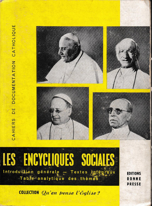 Les encyclique sociales - copertina