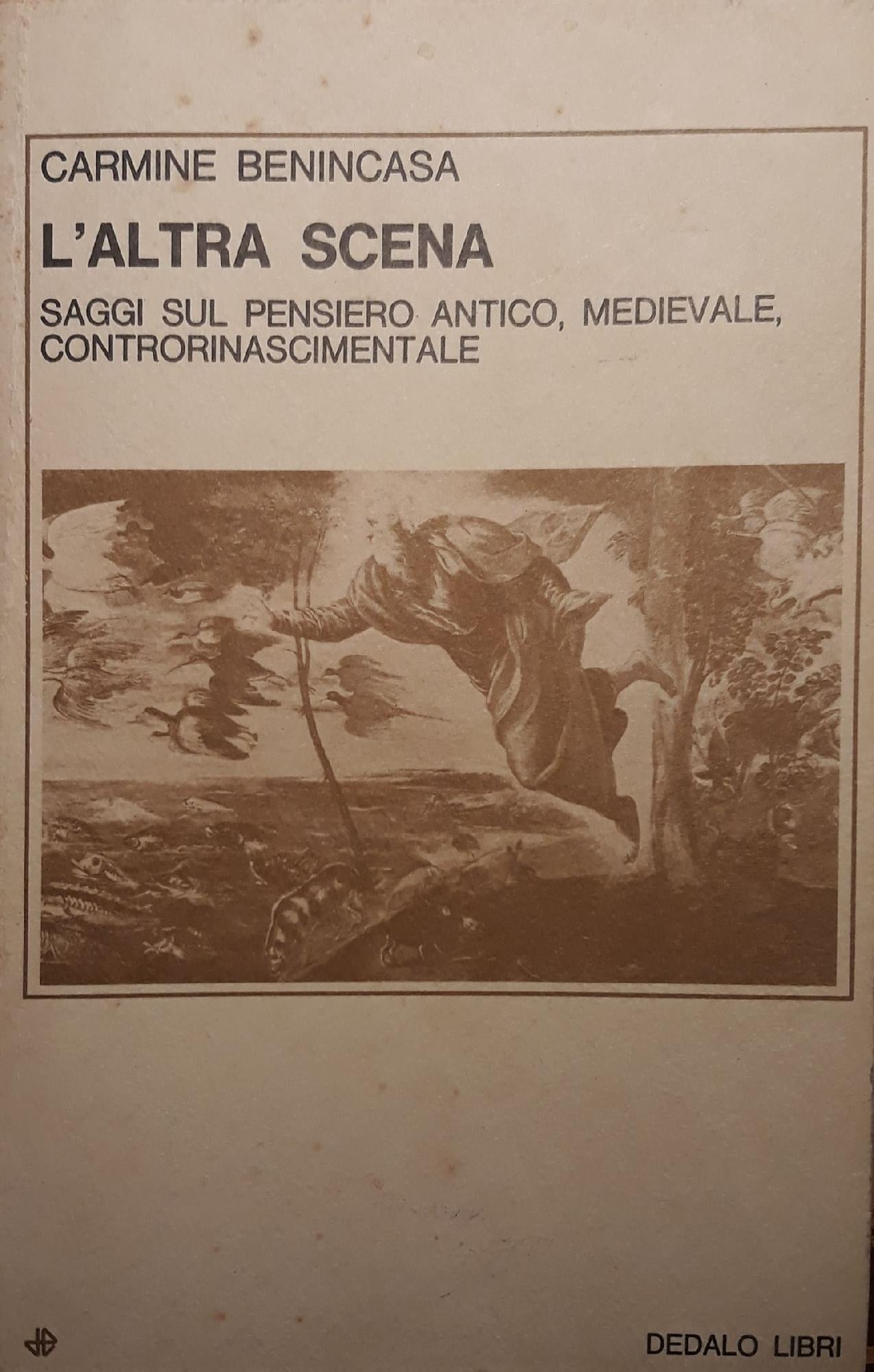 L'altra scena: saggi sul pensiero antico, medievale, controrinascimantale. - copertina