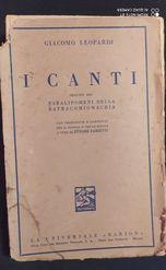I Canti - copertina