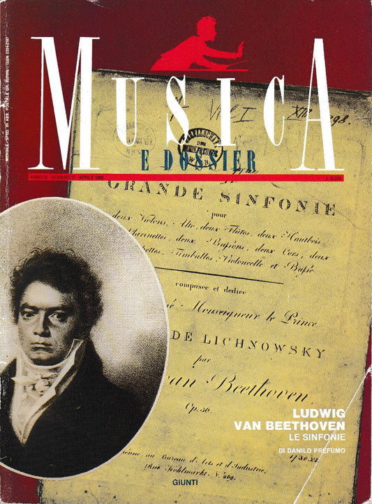 Musica e dossier. Anno III - Numero 17 - Aprile 1988 - copertina