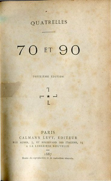 70 et 90 - copertina