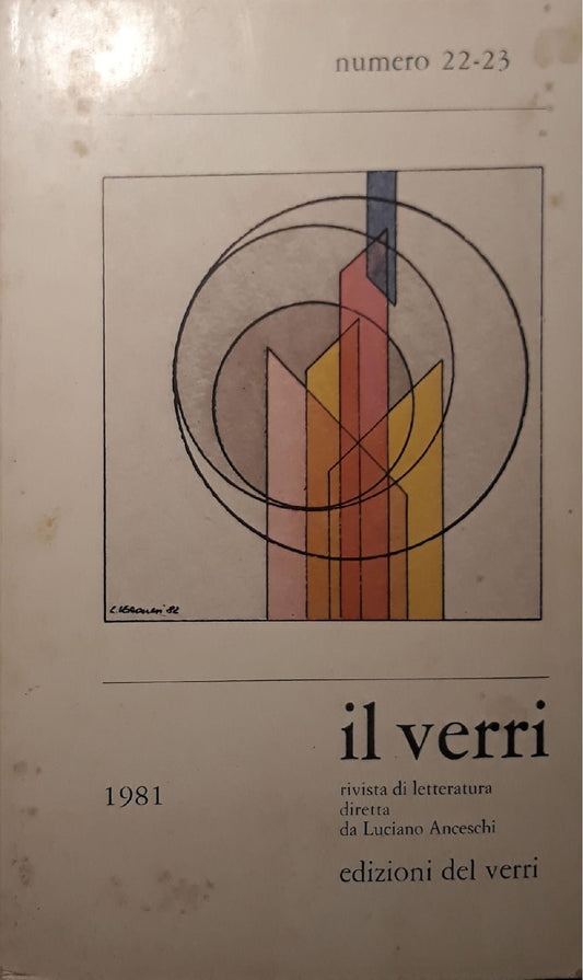 Il Verri (n.22-23/1981) - copertina