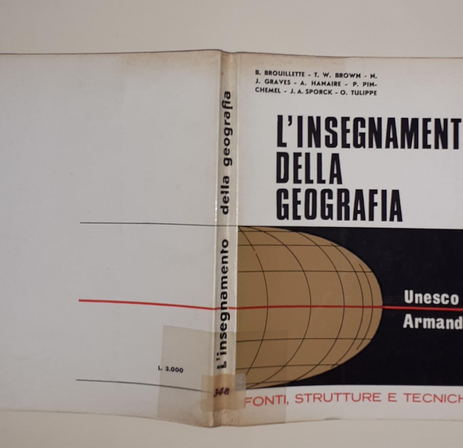 L'Insegnamento della geografia. Fonti-Strutture-Tecniche - copertina