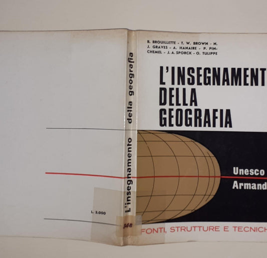 L'Insegnamento della geografia. Fonti-Strutture-Tecniche - copertina