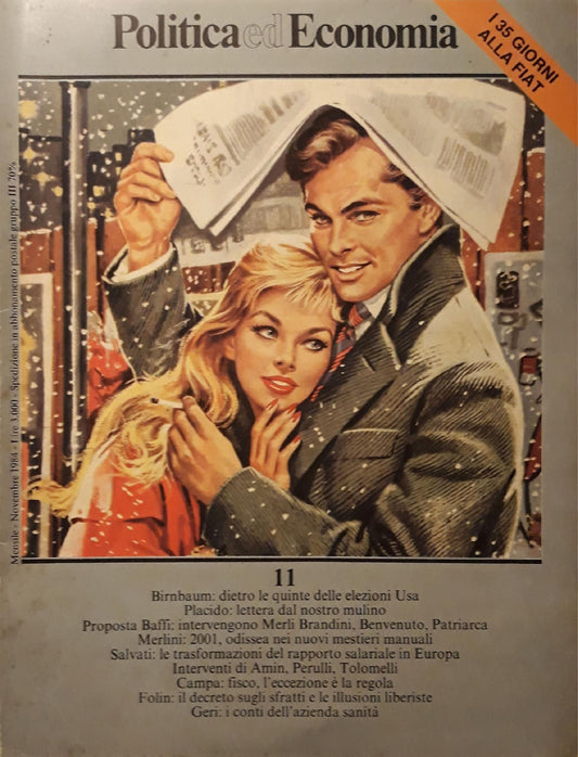 Politica ed Economia (Novembre 1984) - copertina