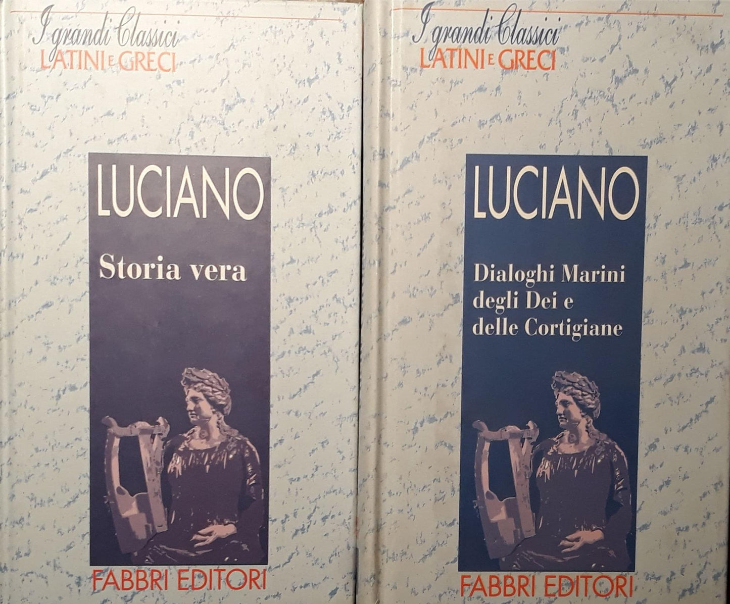 Storia vera (p.47); Dialoghi marini degli dei e delle cortigiane (p.301) - copertina