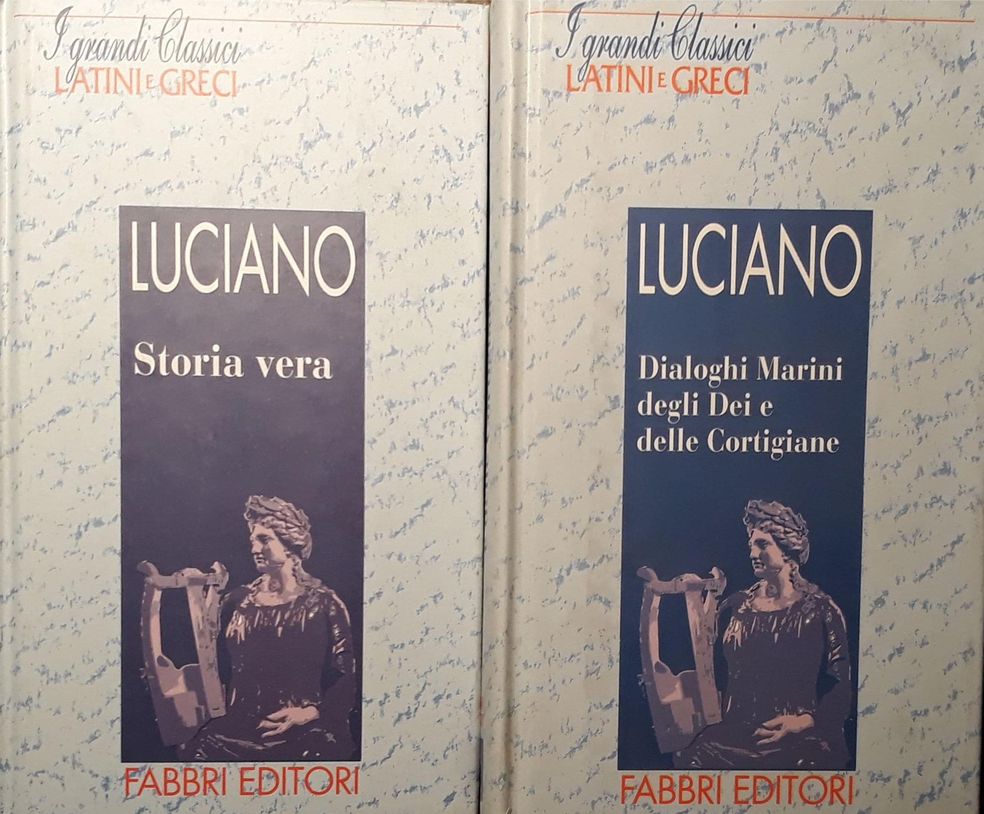 Storia vera (p.47); Dialoghi marini degli dei e delle cortigiane (p.301) - copertina