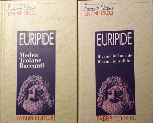 Medea, Troiane Baccanti p.419; Ifigenia in Tauride, Ifigenia in Aulide p.317 - copertina