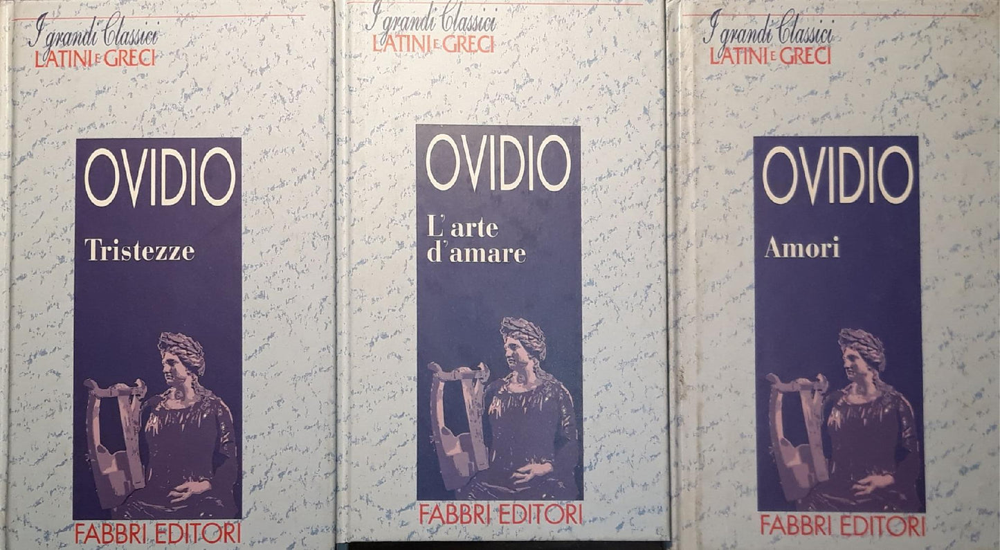 Tristezze p.405; L'arte d'amare p.278; Amori p.301 - copertina
