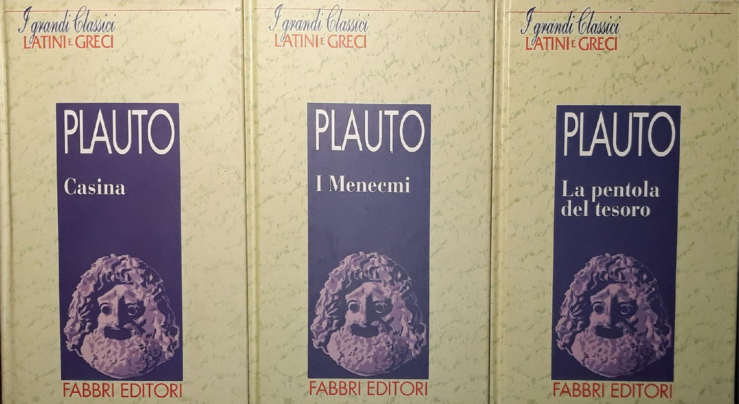 Casina p.234; Menecmi p.219; La pentola del tesoro p.198 - copertina
