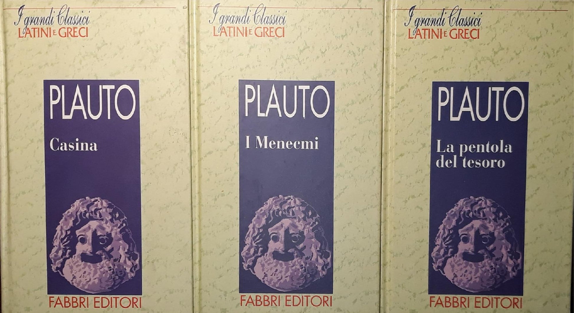 Casina p.234; Menecmi p.219; La pentola del tesoro p.198 - copertina