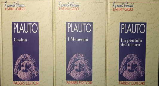 Casina p.234; Menecmi p.219; La pentola del tesoro p.198 - copertina