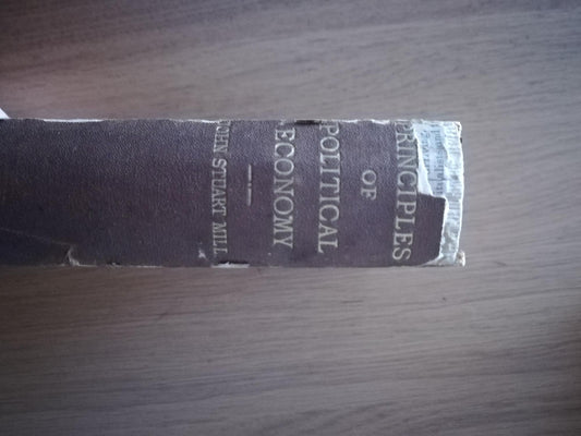 Principles of political economy - copertina