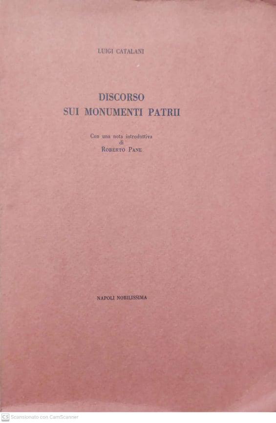 Discorso sui Monumenti Patrii - copertina