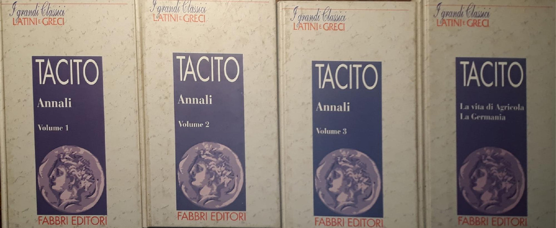 Annali (vol. 1-2-3) p.828; La vita di Agricola, La Germania p.299 - copertina
